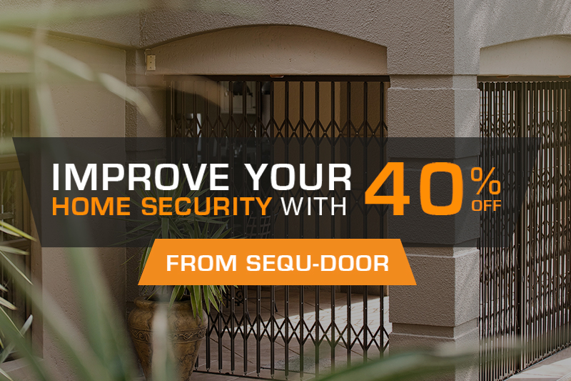Secure your home with 40% OFF Expandable Security Gates and Burglar Proofing
